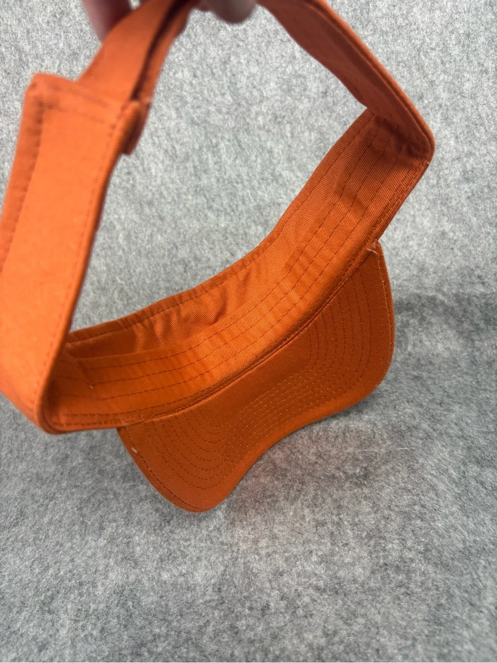 Vintage Nissun Burnt Orange Adjustable Cotton Visor